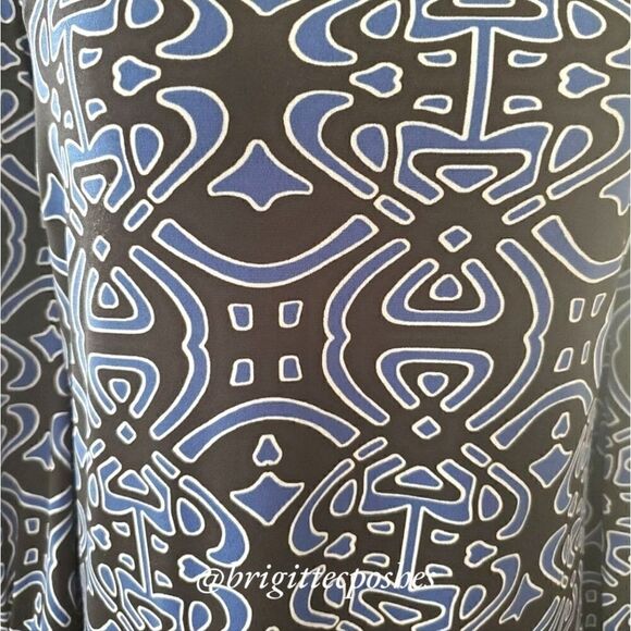 Laundry By Shelli Segal Blue/Black Dress Size 2 - Picture 4 of 8